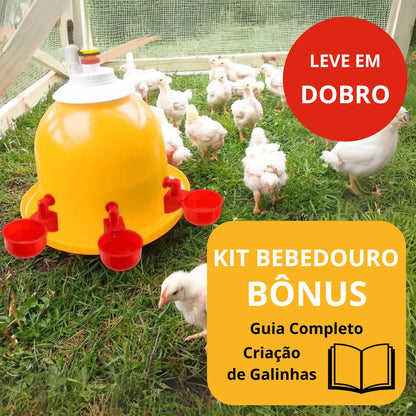 Bebedouro Automático para Aves - ÚLTIMAS UNIDADES NA PROMOÇÃO 🔥