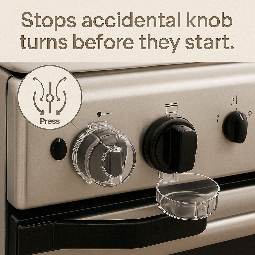 Vuxeco™ Oven Knob Safety Covers