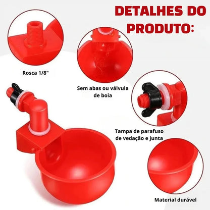 Bebedouro Automático para Aves - ÚLTIMAS UNIDADES NA PROMOÇÃO 🔥