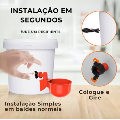 Bebedouro Automático para Aves - ÚLTIMAS UNIDADES NA PROMOÇÃO 🔥