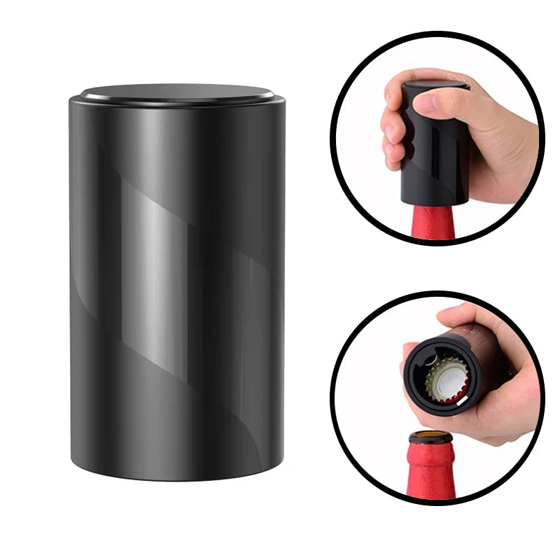 VinoMaster™ Electric Wine Opener – One-Touch Automatic Corkscrew with USB Charging & Foil Cutter